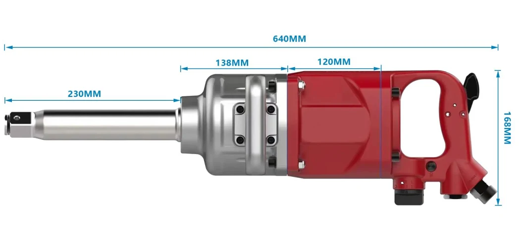 1 Inch Heavy Duty Air Impact Wrench Pneumatic Tool