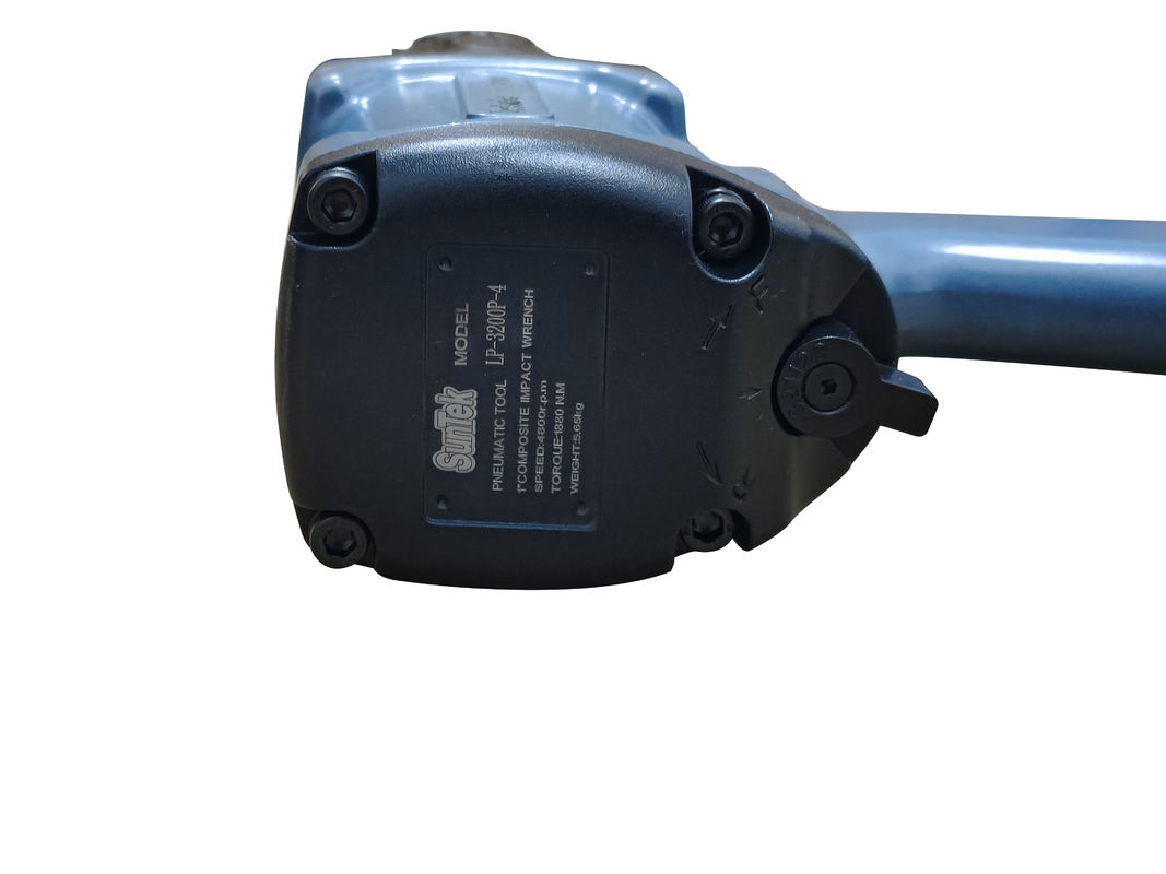 6000rpm Central Pneumatic 1/2 In Air Impact Wrench สำหรับรถยนต์พร้อมฝาครอบยาง