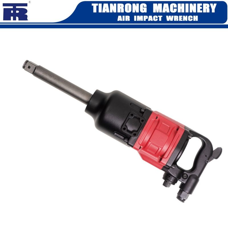 3000 N.M Torque 1 นิ้ว Air Impact Wrench ปรับแต่งมีให้เลือก 6 หรือ 8 นิ้ว ความยาวของ Anvil
