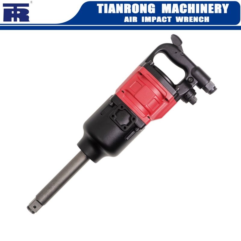 3000 N.M Torque 1 นิ้ว Air Impact Wrench ปรับแต่งมีให้เลือก 6 หรือ 8 นิ้ว ความยาวของ Anvil