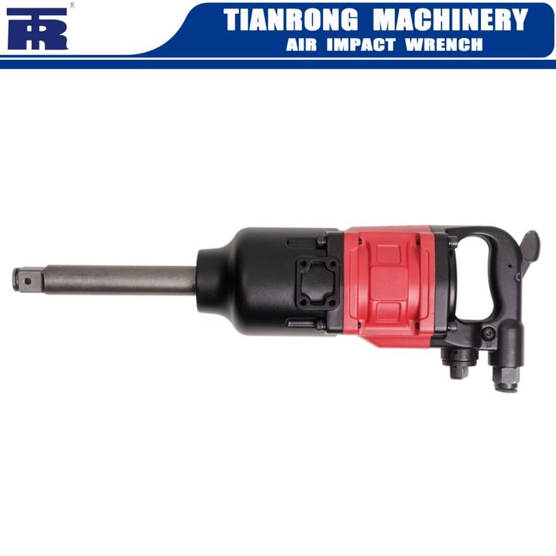 3000 N.M Torque 1 นิ้ว Air Impact Wrench ปรับแต่งมีให้เลือก 6 หรือ 8 นิ้ว ความยาวของ Anvil